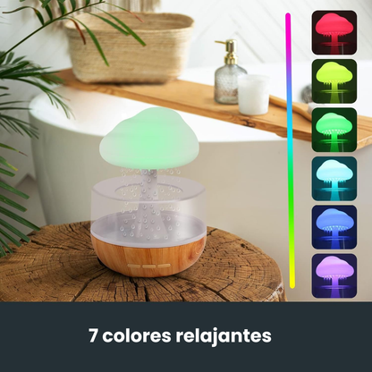 Humidificador de Nube con Efecto Lluvia Relax